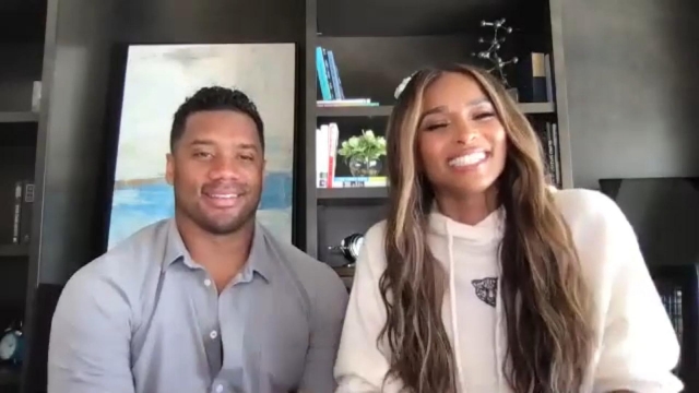 Russell Wilson Captures Intimate Moment of Ciara Cradling Newborn Amora