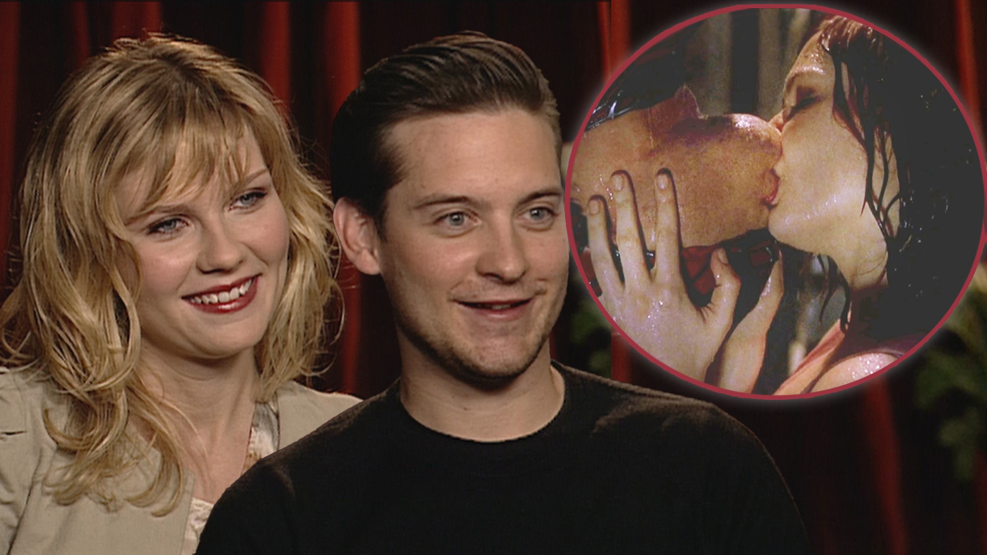 Tobey Maguire Sex Video - Inside 'Spider-Man's Upside-Down Kiss and Why Kirsten Dunst Joked She Gave  CPR to Tobey Maguire (Flashback) | Entertainment Tonight