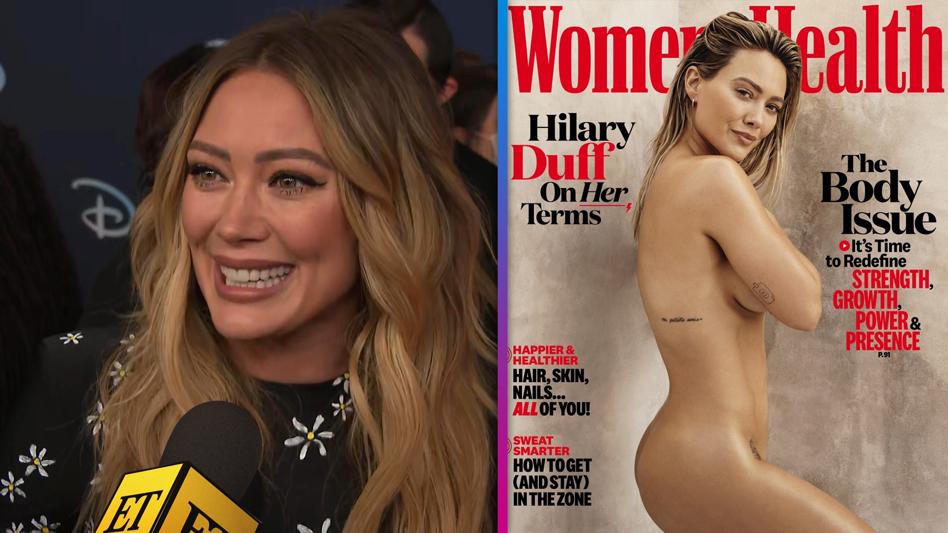 Hilary Duff Reveals Why It Was Scary to Pose Nude for Magazine Cover Shoot (Exclusive) Entertainment Tonight photo