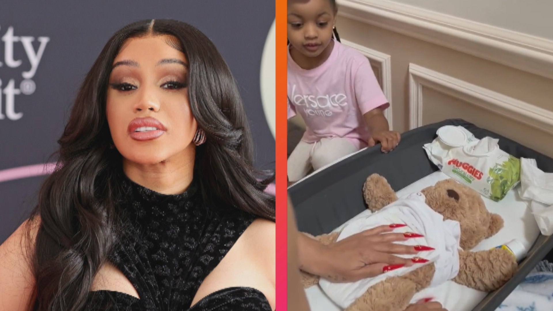 Cardi B’s Long-Nailed Diaper Changing Tutorial