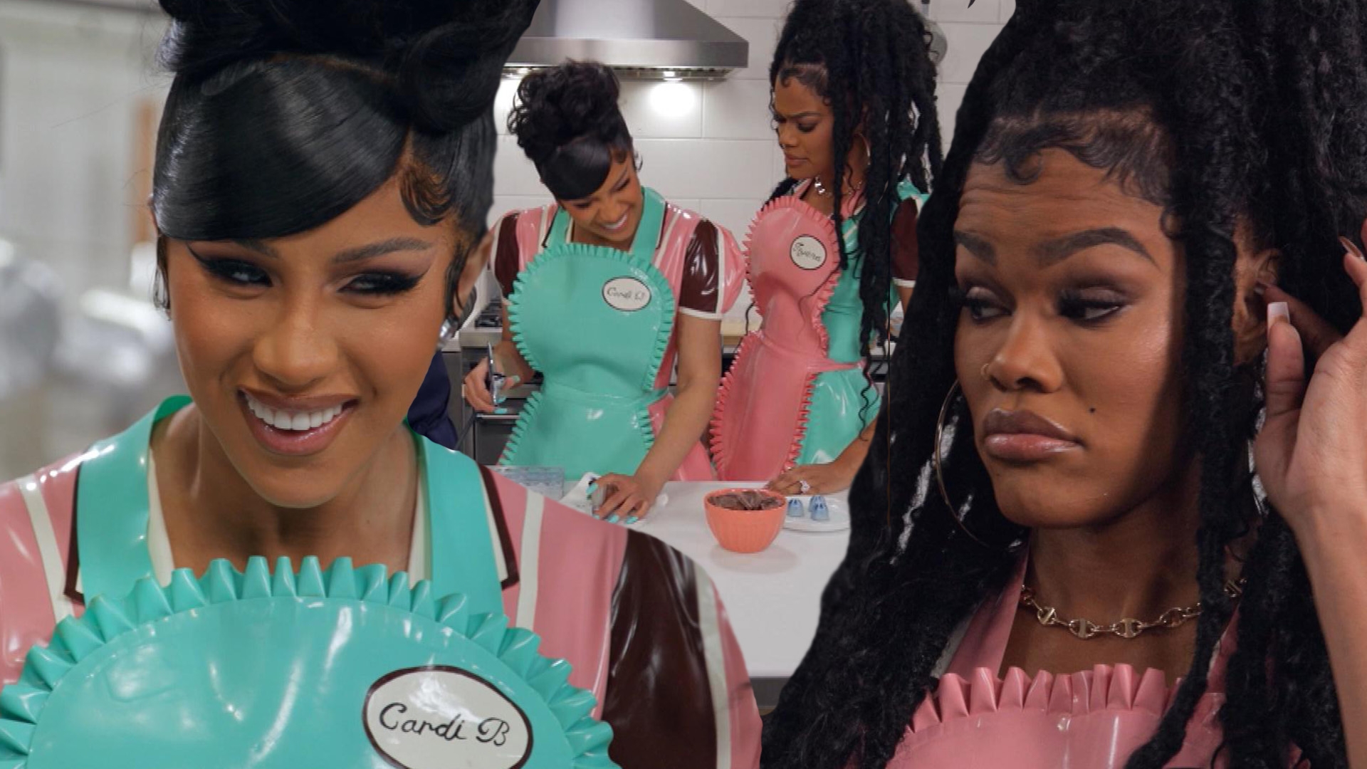 Cardi B Makes Chocolate With Teyana Taylor on Cardi Tries (Exclusive)