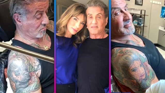 Sylvester Stallone Covers Tattoo of Wife Jennifer Flavin Amid Divorce