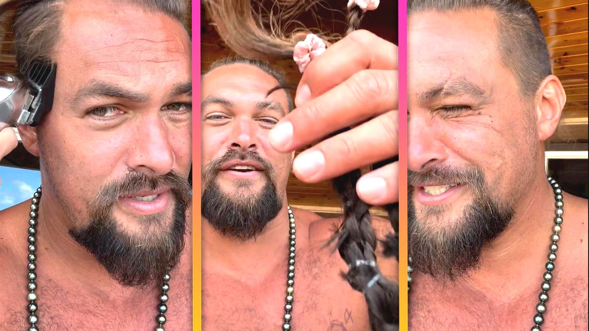 Jason Momoa Unveils Giant Head Tattoo After Shaving Off His Hair
