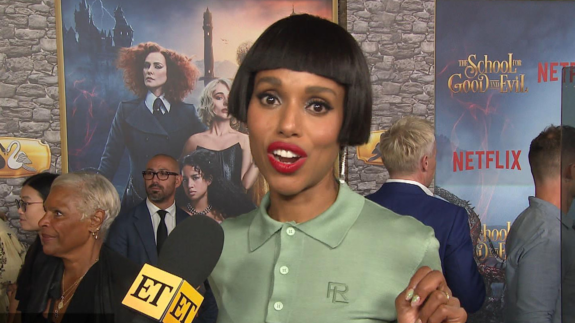 Kerry Washington Reveals Why Her Kids Chose Her Critics Choice Awards Dress  (Exclusive)