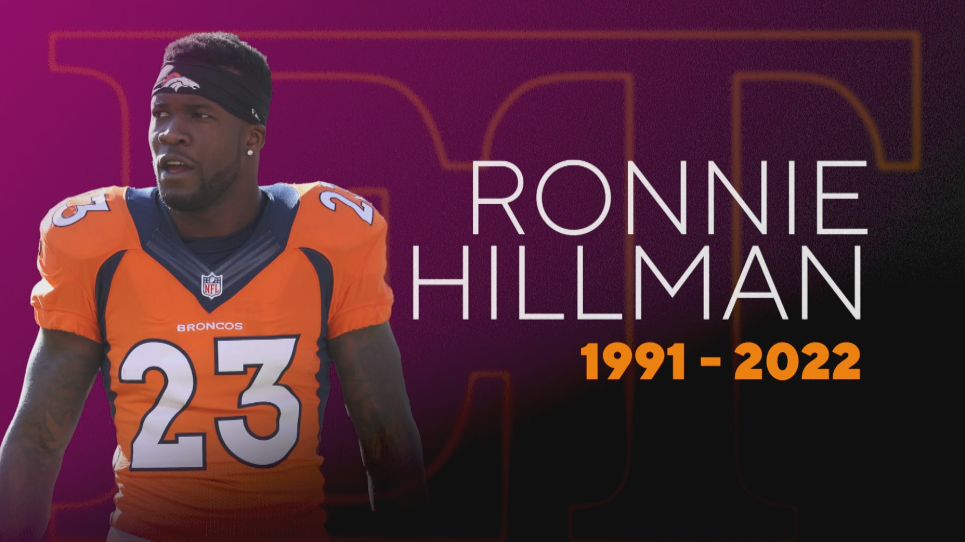 Former Broncos running back Ronnie Hillman in hospice with cancer