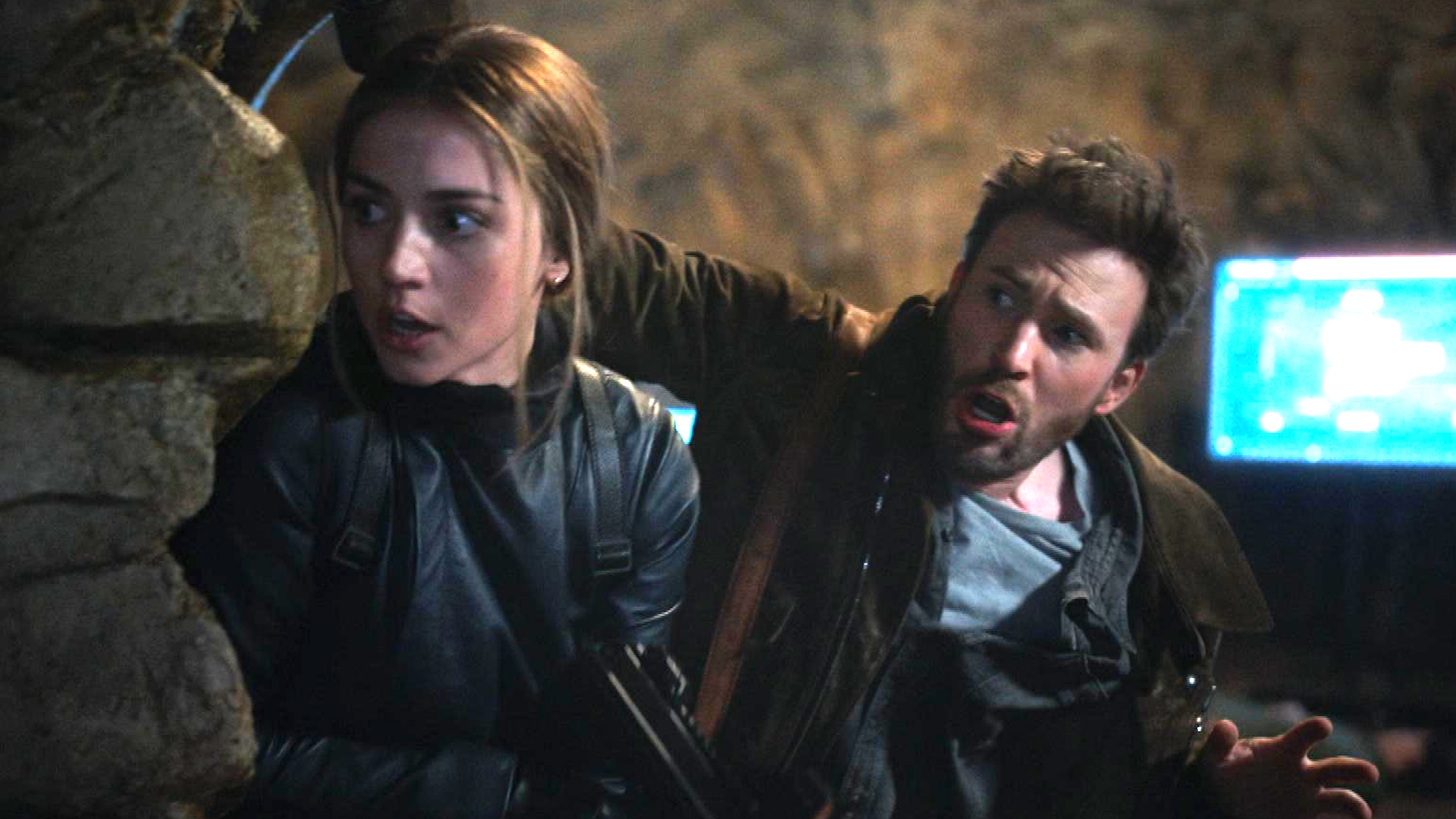 Did Chris Evans and Ana De Armas ever actually shoot together on Ghosted?  An Investigation