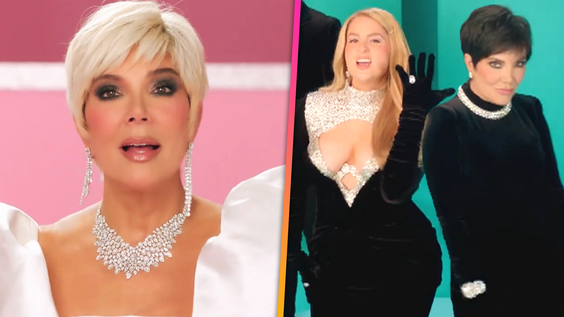Kris Jenner stuns in a custom Cult Gaia gown for Meghan Trainor's 'MOTHER'  music video