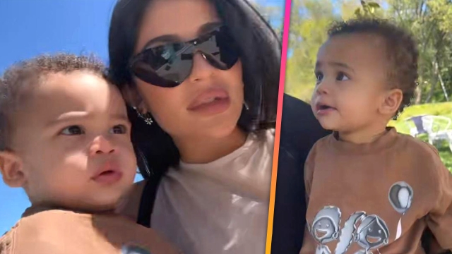 Kylie Jenner shares sweet pic of Stormi posing in front of her