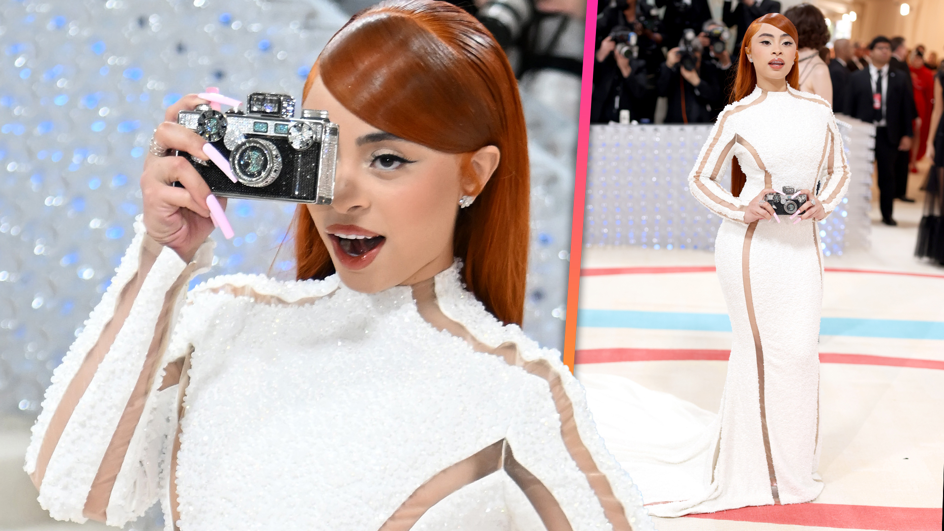 Ice Spice Makes Met Gala Debut in Sparkling White Gown