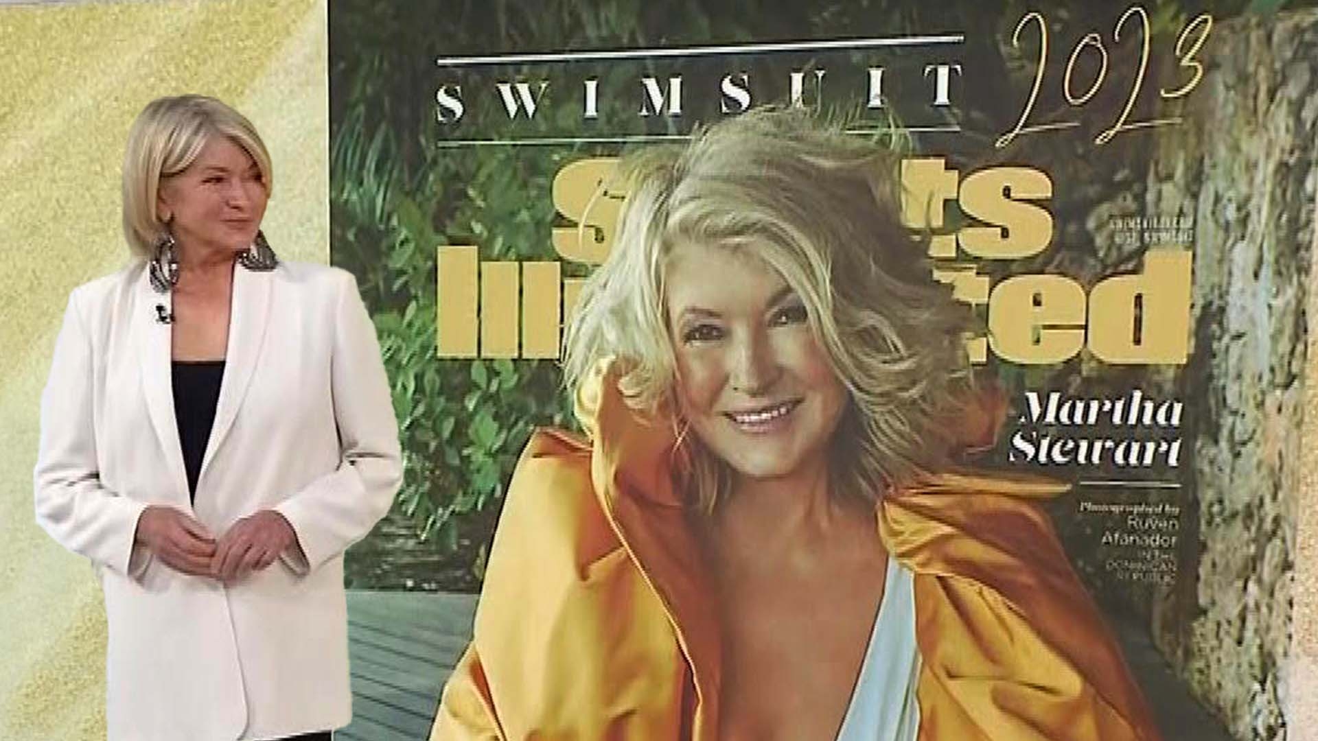 Barbara Corcoran Recreates Martha Stewart's 'SI Swimsuit' Cover