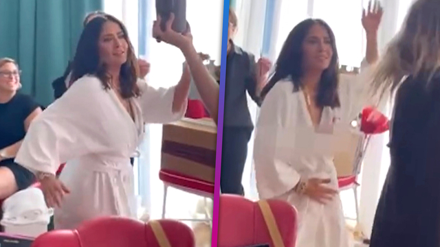 Salma Hayek Pinault & Annie Murphy Make a Surprise Appearance at