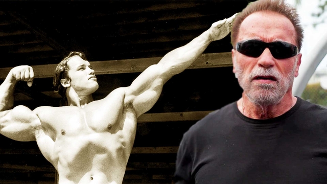 Arnold Schwarzenegger's Son Joseph Baena Flexes Ripped Physique, Recreates  Dad's Classic Muscle Poses