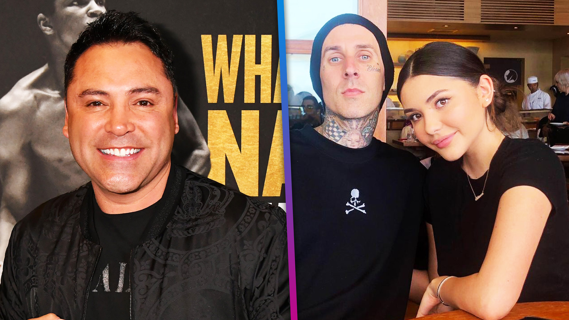 Oscar De La Hoya PRAISES Travis Barker for Raising His Daughter Exclusive