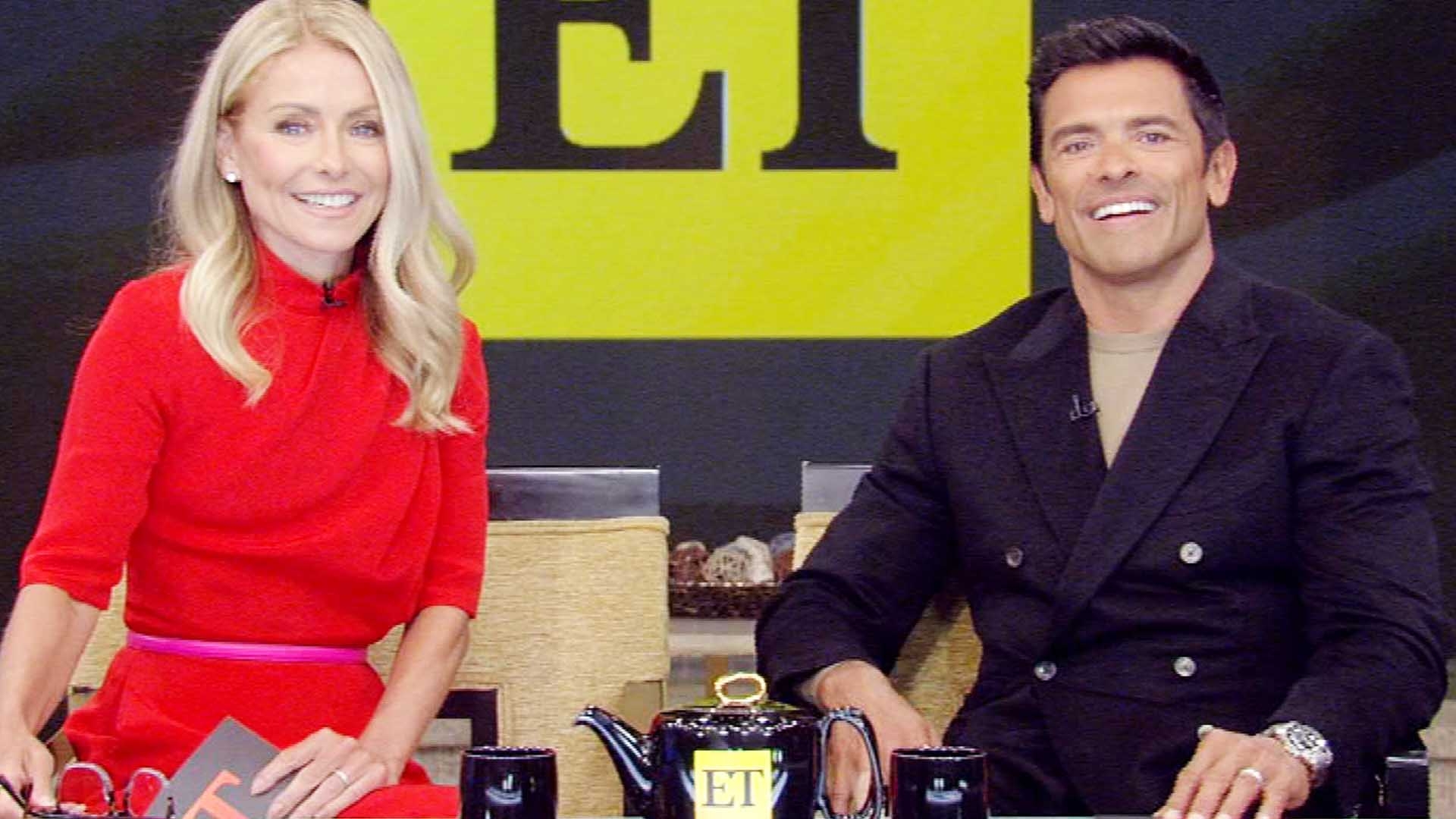 Kelly Ripa and Mark Consuelos Discuss 27 Years of Marriage and Detail Their First Kiss (Exclusive) Entertainment Tonight