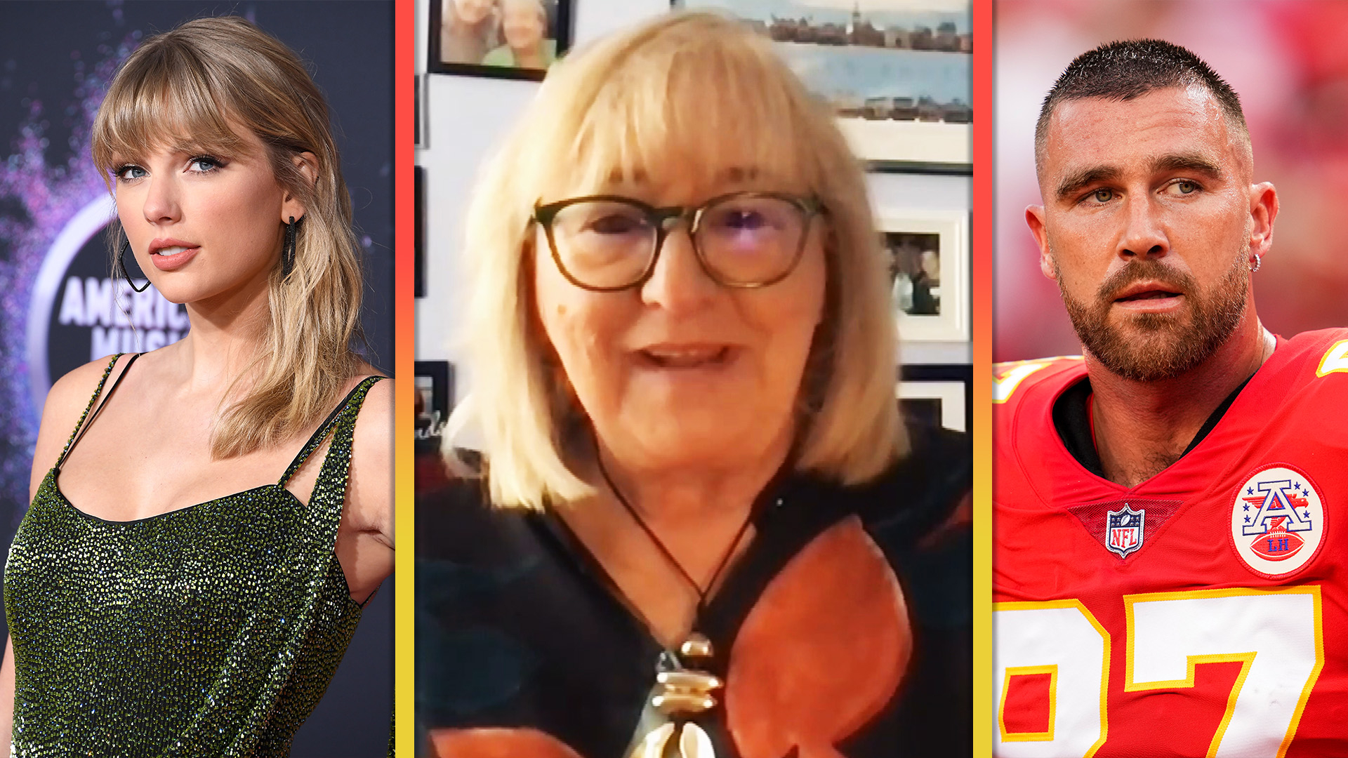 Travis Kelce's mom crashes post-game interview after going to 2