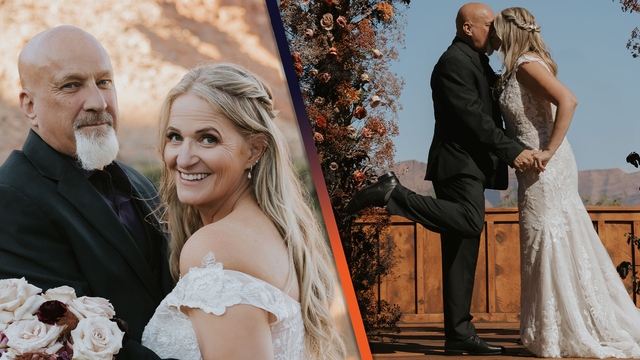 christine brown's wedding dress Kody & Christine's Wedding Day Photo : r/TLCsisterwives