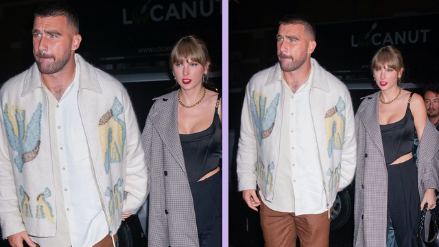 Taylor Swift Fan Brings Travis Kelce Cardboard Cutout to 'Eras