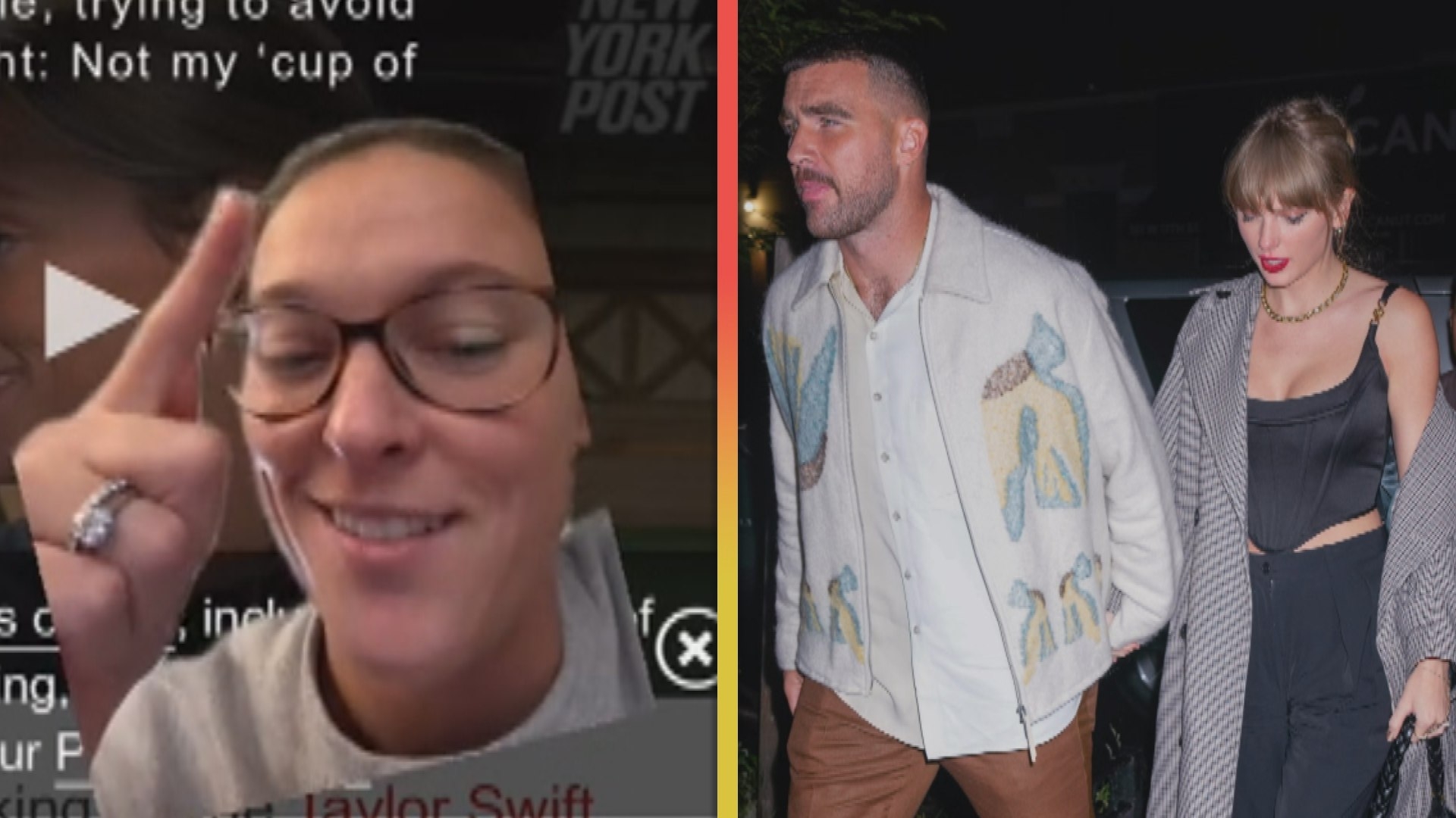 Travis Kelce's Sister-in-Law Kylie Kelce Subtly Teases Him About Taylor Swift While Making This Request | Entertainment Tonight