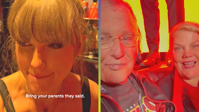 Taylor Swift Shares Hilarious TikTok of 'Accidentally Going Clubbing' With  Her Parents After Super Bowl: Watch | Entertainment Tonight