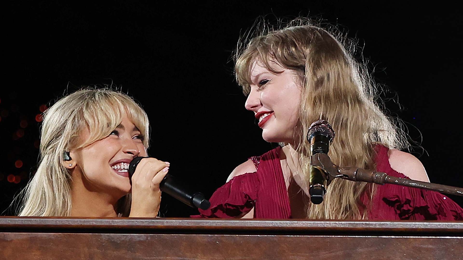 Watch Taylor Swift and Sabrina Carpenter DUET White Horse at Eras Tour