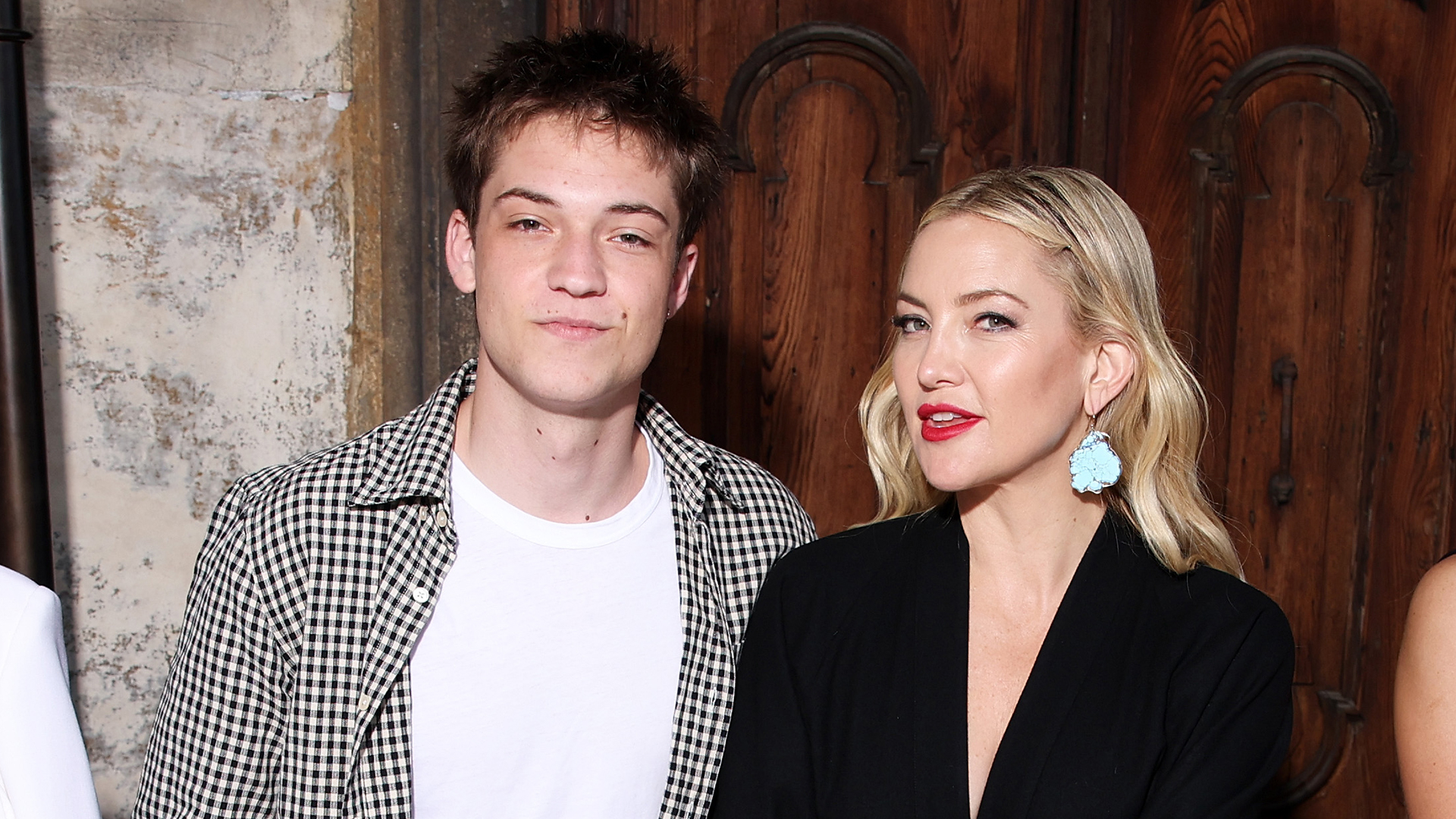 Kate Hudson Attends Max Mara Show with Son Ryder